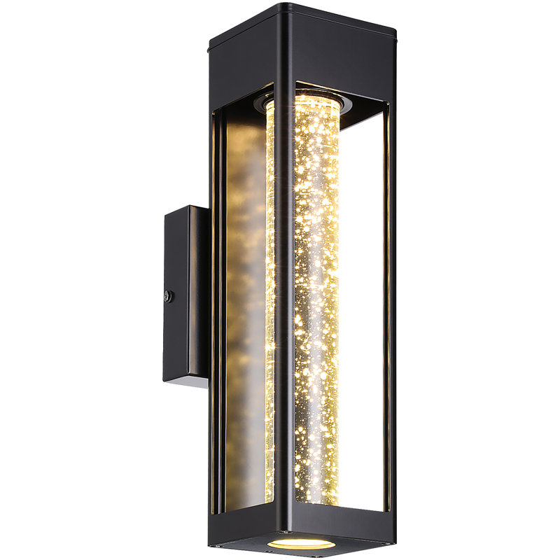 Plafonnier encastré noir à 1 lumière à DEL Angelis