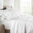 Vintage Washed 100% Long-Staple Sateen Cotton Sheet Set - Bohemian Garden Floral-105688964