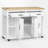 Kitchen Island with Extendable Dining Table-950181085
