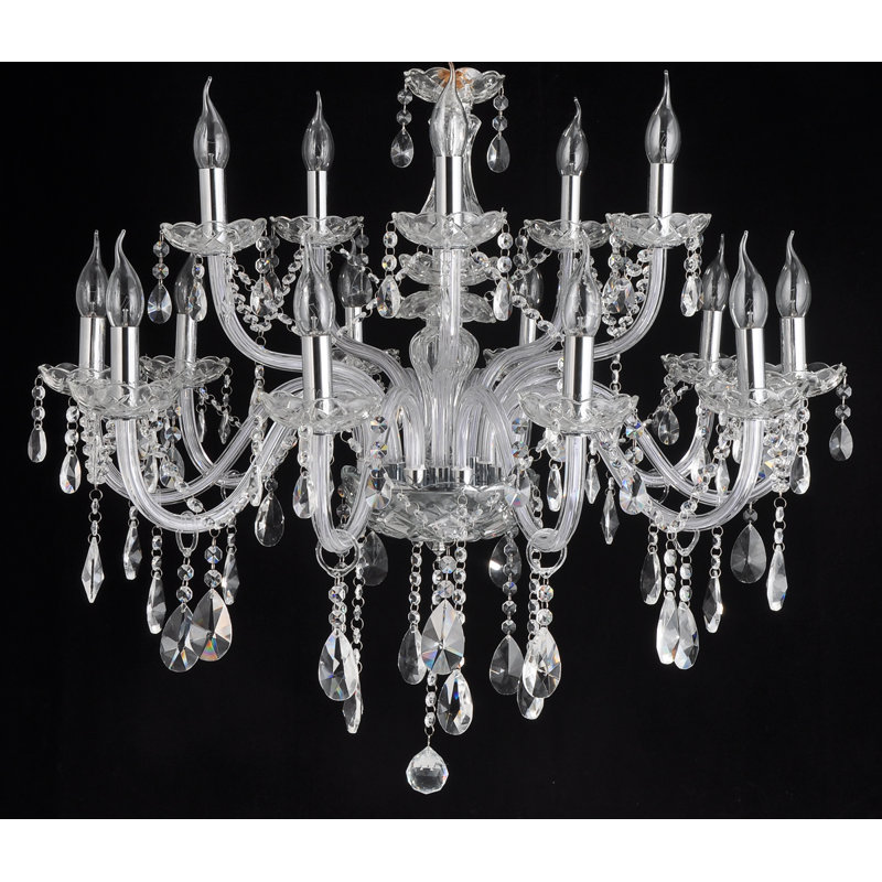 Andish Crystal Chandelier, 110cm H x 120cm W x 60cm D