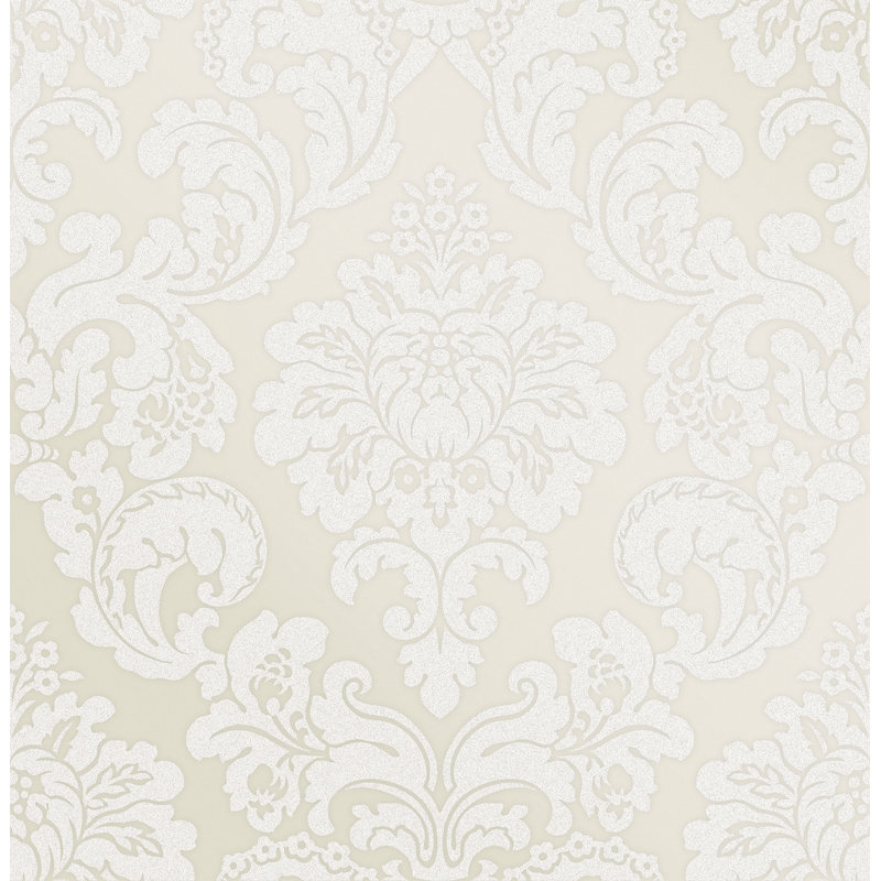 Dorian Damask Roll, Cream