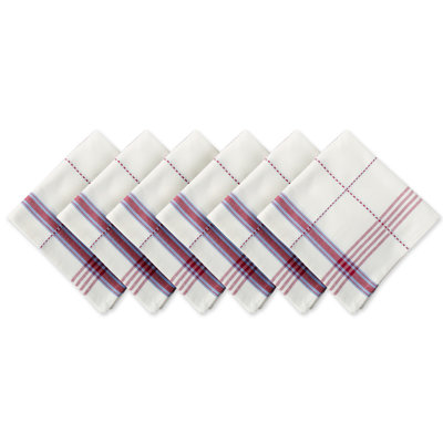 Collegiate Cotton Plaid Square Napkin