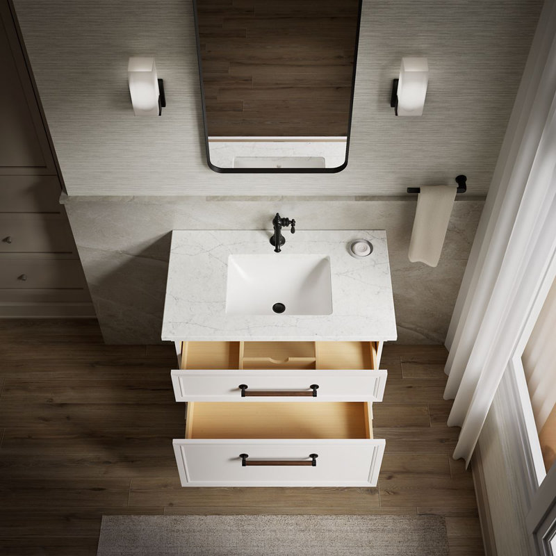 Artifacts Vanity 36 Inches Combo, Linen White