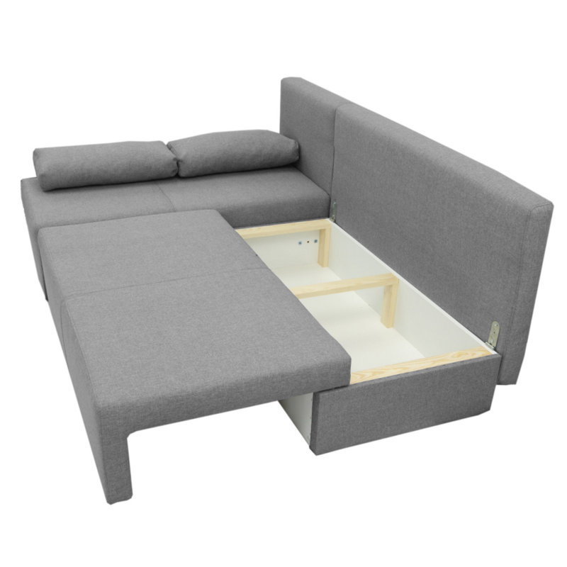 Pagoda Corner Sofa , Grey