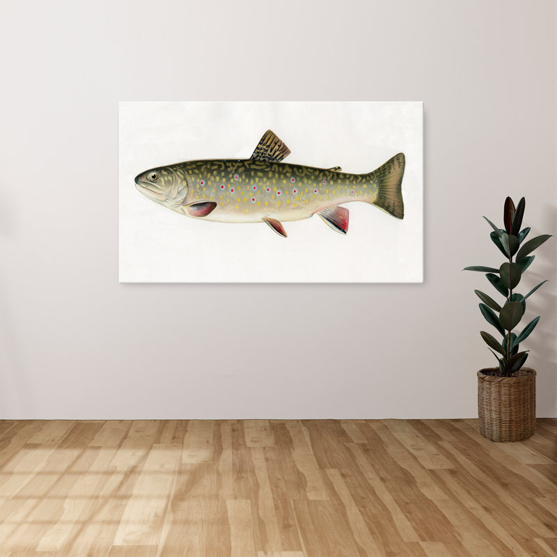 «Large Mouth Black Bass» par CAD Designs, reproduction sur toile, H 18 po x l 30 po x P 1 po