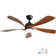 Damecia 52" 5 - Blade Smart Standard Ceiling Fan with Remote Control and LED Light