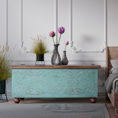Eilifur 1 Piece Solid Wood Accent Trunk