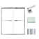 Frederick 57.75'' - 59'' W x 70'' H Bypass Semi-Frameless Shower Door with Clear Glass