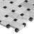 Iona Mist Weave 12 in. x 12 in. Polished Marble Mosaic Floor and Wall Tile