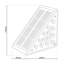 Caprise Solar Powered Integrated LED Step Light Pack