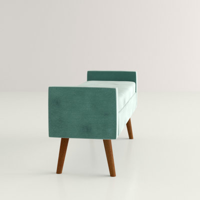 Carkin Velvet Upholstered Storage Bench