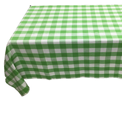 Knopp Plaid 100% Cotton Tablecloth