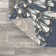 Jahnaya Modern Botanical Flower Blue/Orange/Cream Rug