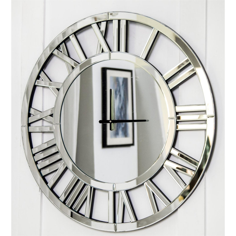 Acrylic Wall Clock, 60cm H x 60cm W x 3.5cm D