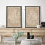 "Aérosol géométrique", 2 pièces sur toile-99015690-99015692