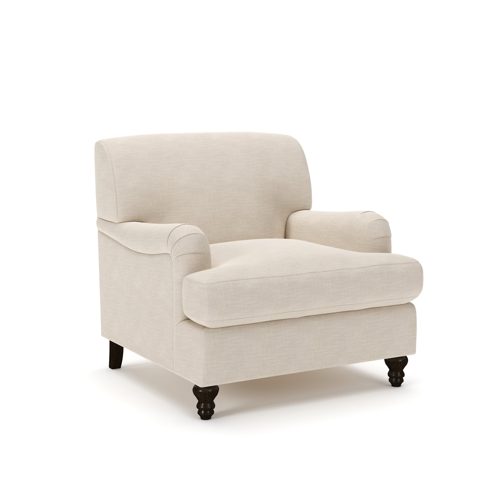 Walters Tight Back Armchair, Conversation Ivory Basketweave