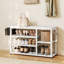 Modern Farmhouse Hall Tree – 39.4" Wide with Bench, Shoe Storage & Hooks-1018733160