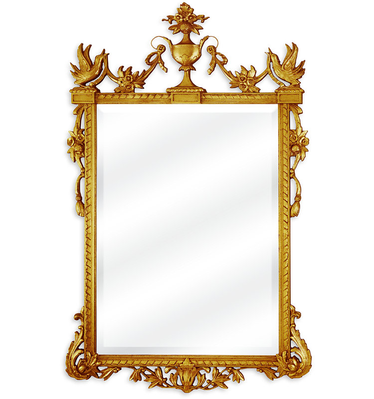 Miroir accent biseauté traditionnel the Columbia Estate, 58 po x 37 po