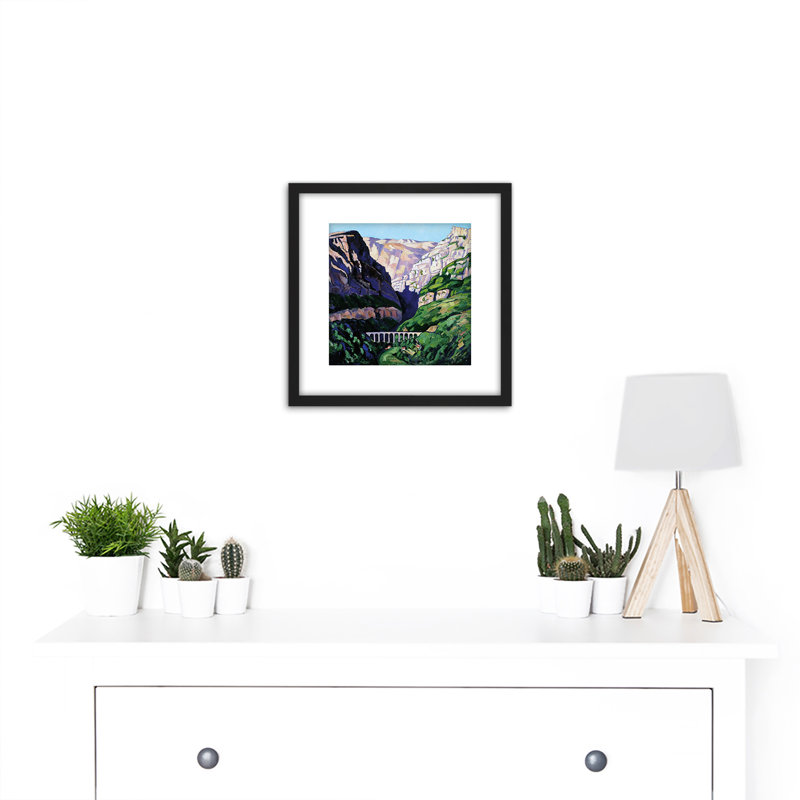 Maritime Alps Vence No 9 1 Piece Single Picture Frame Painting