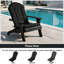 Coussin pour chaise de patio 20 po x 50 po, coussin pour chaise Adirondack avec attaches (ensemble de 4)-1831114133-1831114134