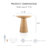 Astromeritis Round Solid Wood Base End Table-1021493189-1035098238
