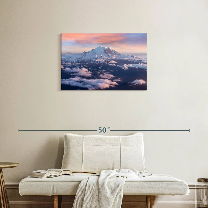 Alvord Mount Rainier, lever du jour, H 20 po x l 30 po