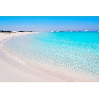 White Sand Beach - Wrapped Canvas Print