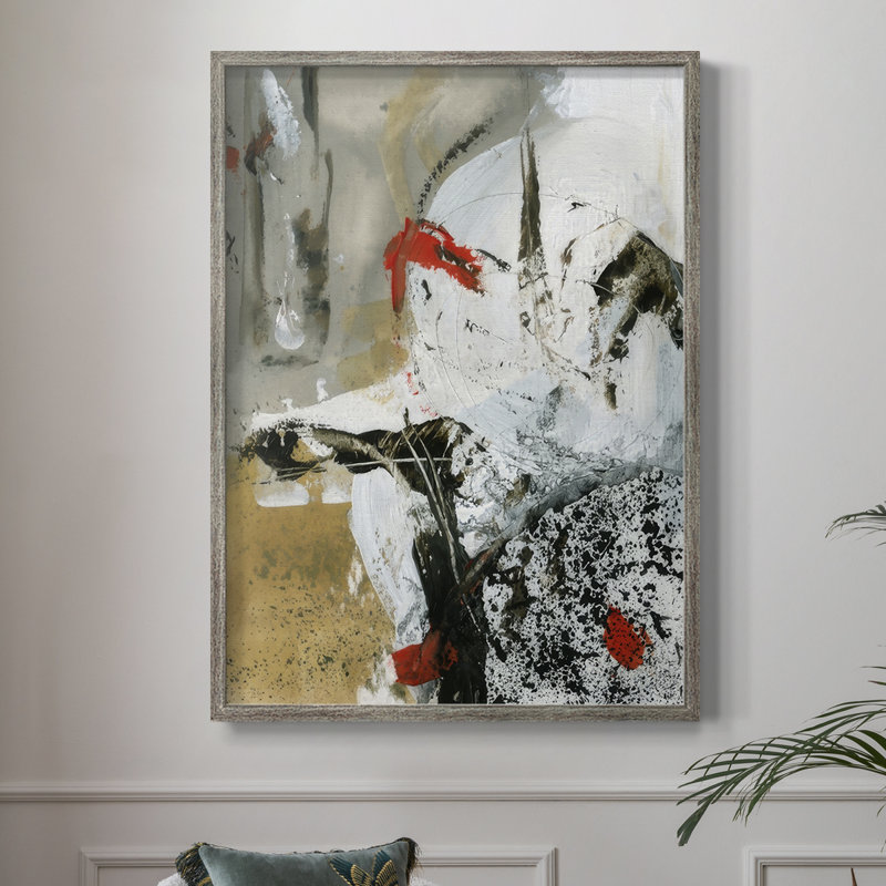 «Moon to Earth I», reproduction encadrée - bois massif, H 21 po x l 17 po