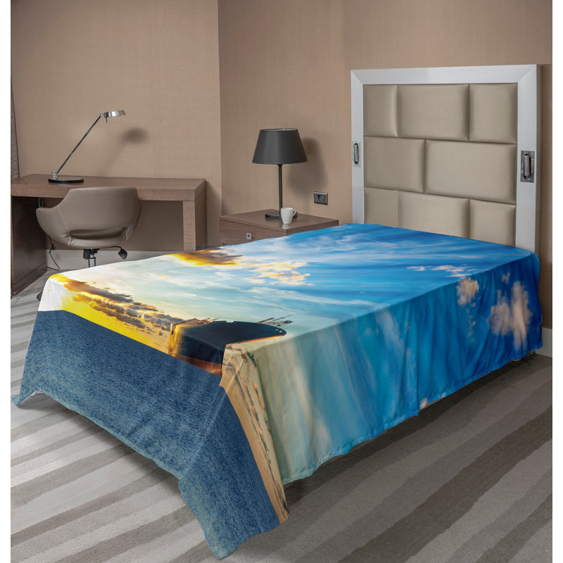 Drap plat Ambesonne, Drap plat pour lit simple