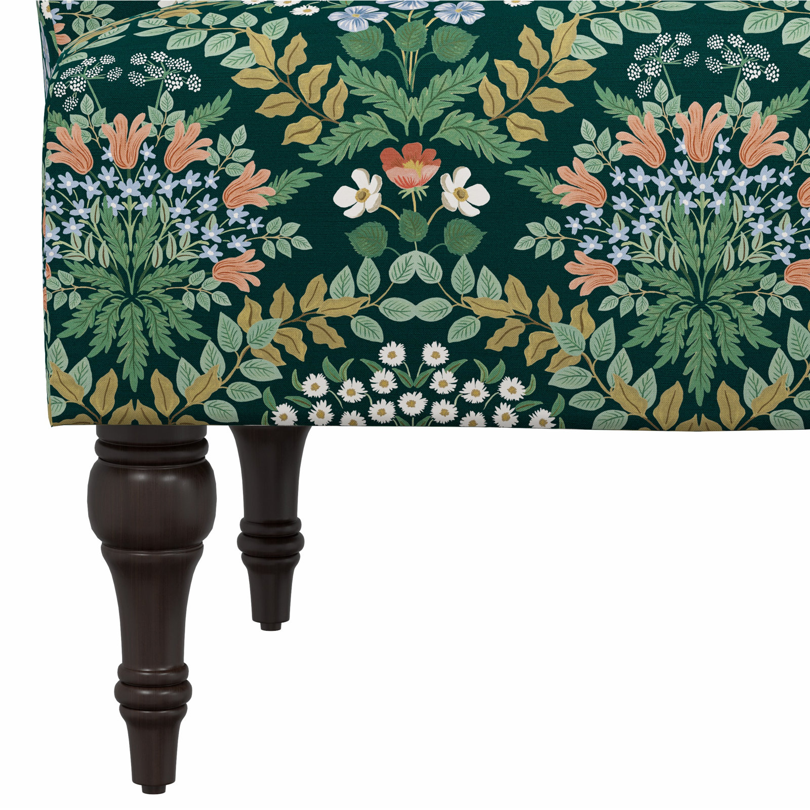 Rifle Paper Co. x Cloth & Company Josephine Chair, Rpc Bramble Emerald Linen