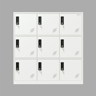 Employee Locker Cabinet with key lock Full White Color