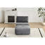 Mousse mémoire moderne en velours côtelé pour chaise longue, pour animaux de compagnie, mobile, sans assemblage, gris, longue rebond gris, bonne élasticité-163003709