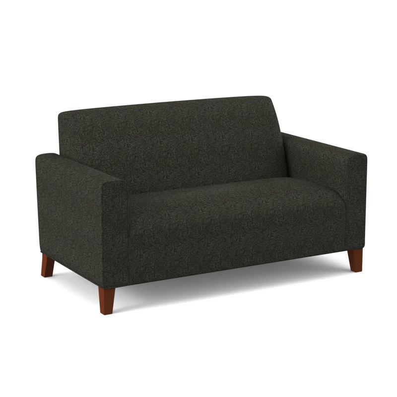 Kailum 69" Square Arm Sofa, Dorset Charcoal Performance Chenille