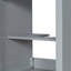 Meuble-lavabo de 20 pouces avec lavabo en céramique, porte à fermeture douce, tablette réglable et support de rangement fixé à la porte - idéal pour les petites salles de bain-533512905