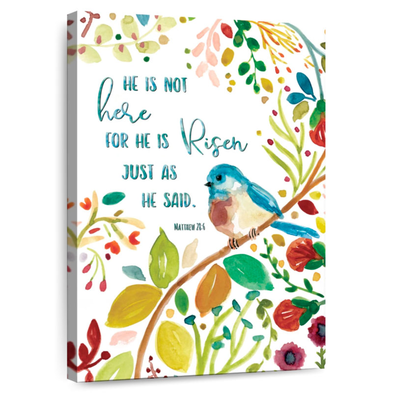 Tergel He Is Risen, H 24 po x l 16 po