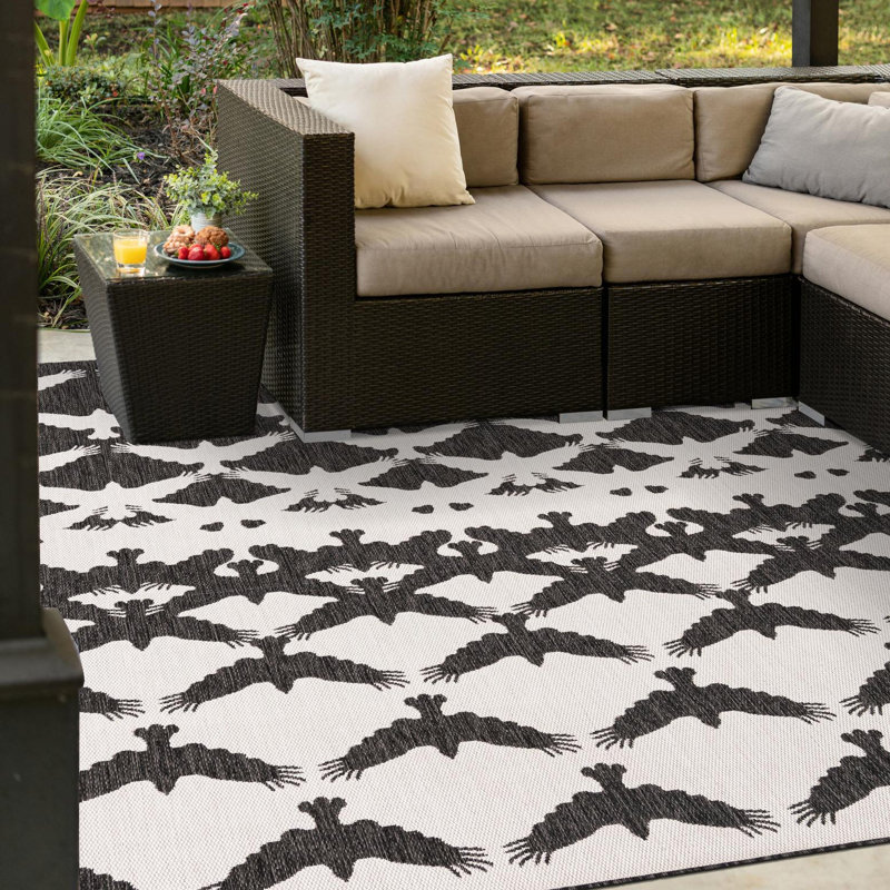 Axon Hower Indoor/Outdoor Area Rug, Square 10'