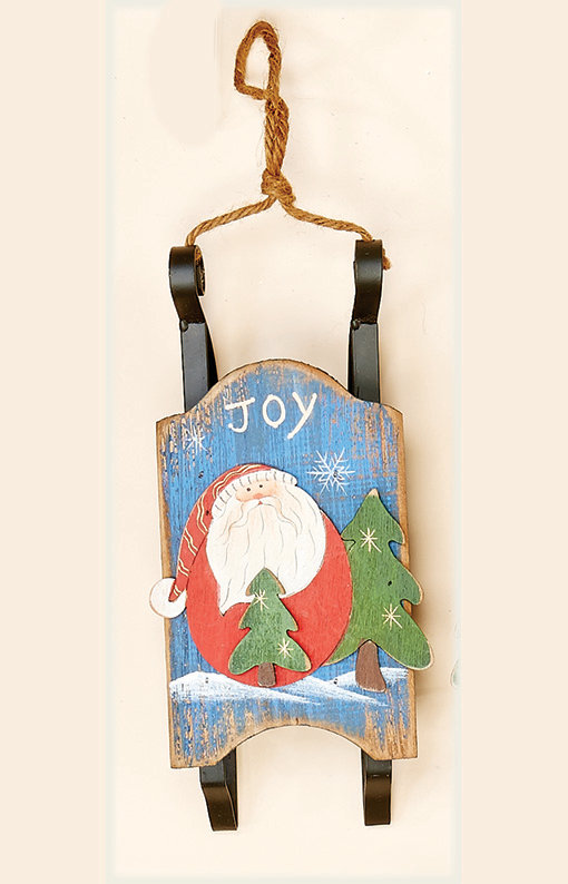 Sled with Runners Shaped Ornament Worth Imports