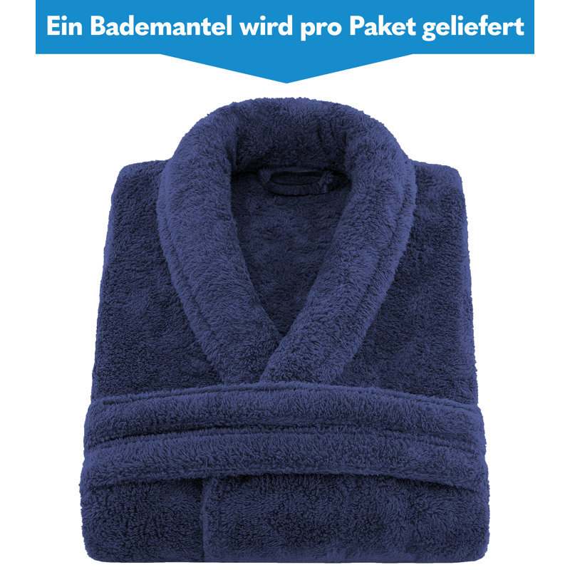 Rhoanne Fleece Mid-Calf Bathrobe with Pockets