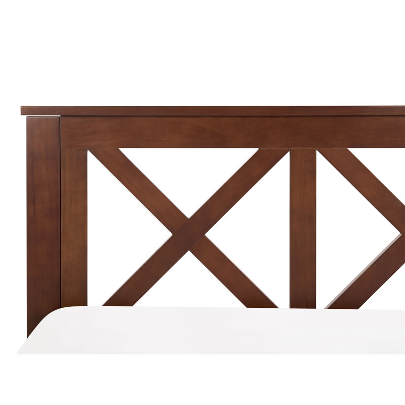 Zarah Solid Wood Bed, Dark Brown, Super King (6')