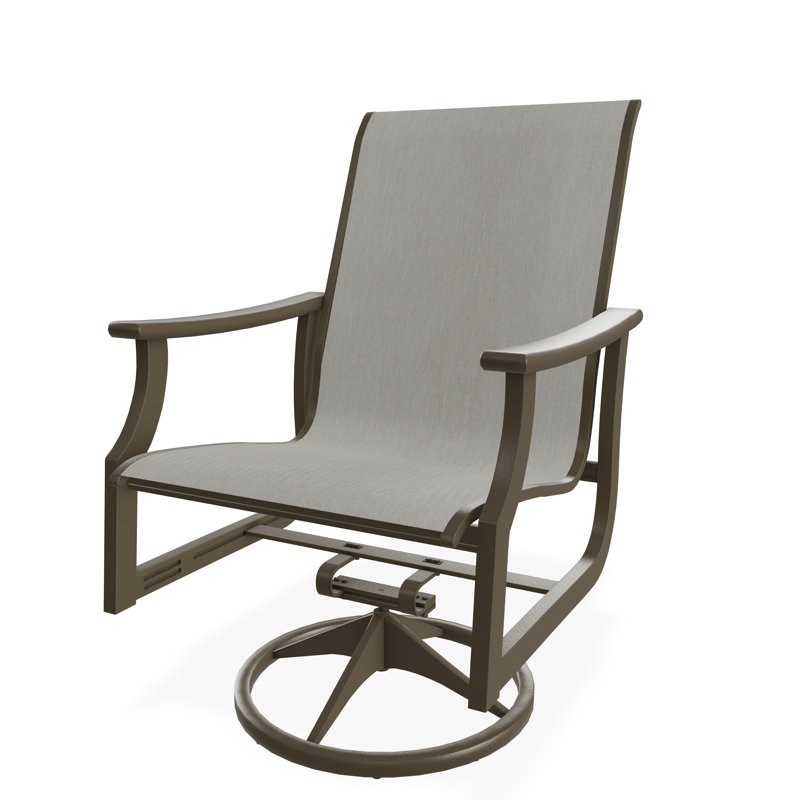 St. Catherine Polymer Outdoor Lounge Chair, Beachwood, Augustine Oyster