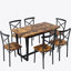 Ensemble de table de salle à manger 7 pièces 7 pièces Parfait pour la cuisine, coin repas