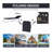 Outdoor Lounge Chair, Adjustable Folding Chaise Lounge, Tanning Chair With Sun Shade For Beach, Camping, Hiking, Backyard-2046434540