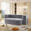Canapé-lit pliable en velours côtelé 78,7 po 2-en-1 78,7 po polyvalent pour salon / bureau-1133476271