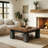 39.4-inch 2-tier Square Coffee Table