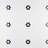 Metro 1" Hex Glossy White with Single Flower 10-1/4 in. x 11-7/8 in. Porcelain Mosaic Floor and Wall Tile