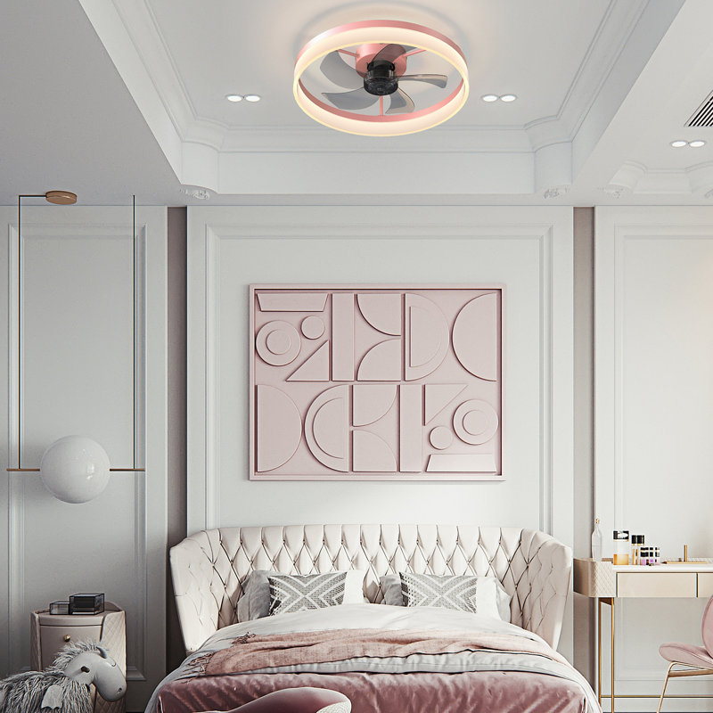 Ceiling Fans With Lights Dimmable LED Embedded Installation Of Thin Modern Ceiling Fans