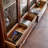 American Style Rustic Light Luxury Bookcase