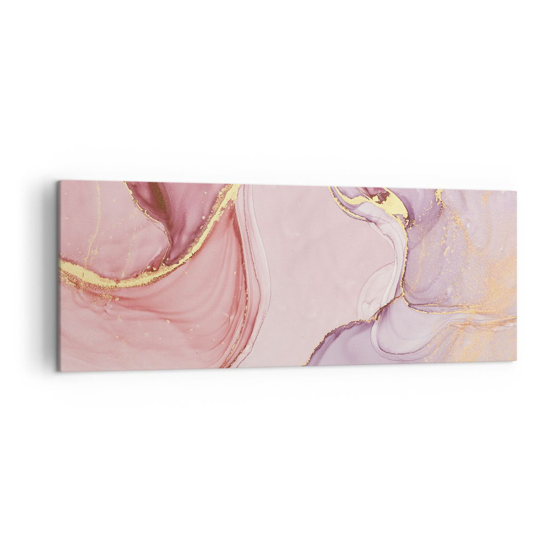 Leinwandbild Abstraction Marble Pink