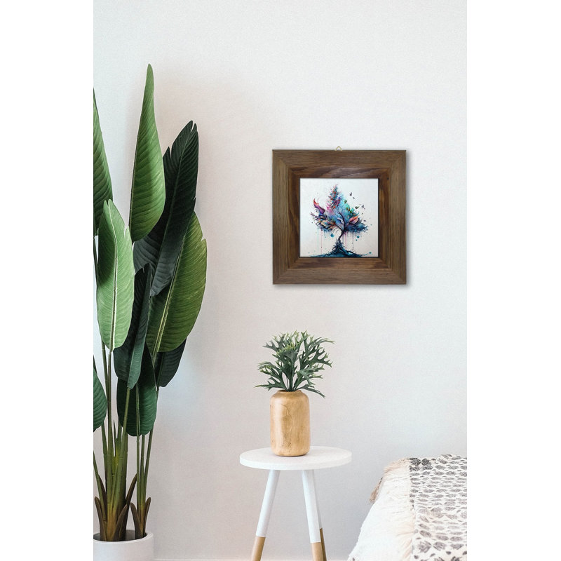 Peinture décorative encadrée