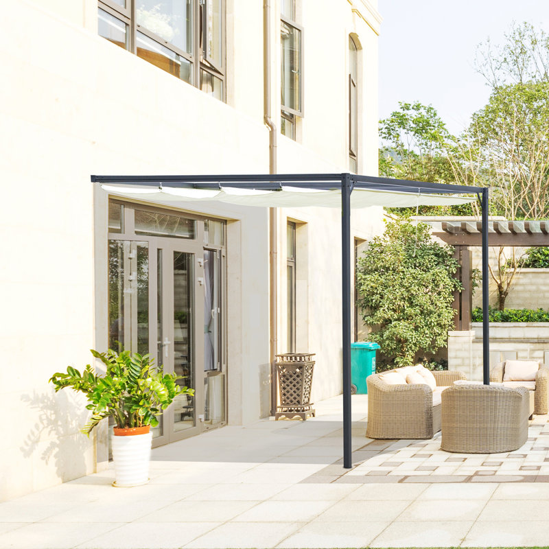 Milanna 3m x 3m Metal BBQ Gazebo